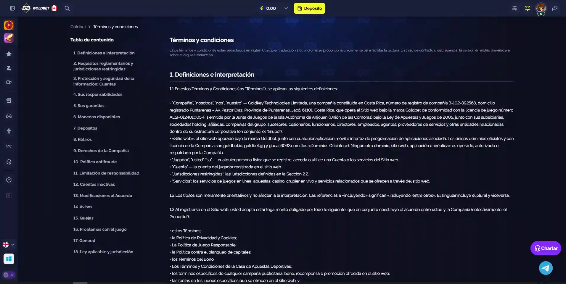 Licencia de Goldbet Lion y situación regulatoria en España