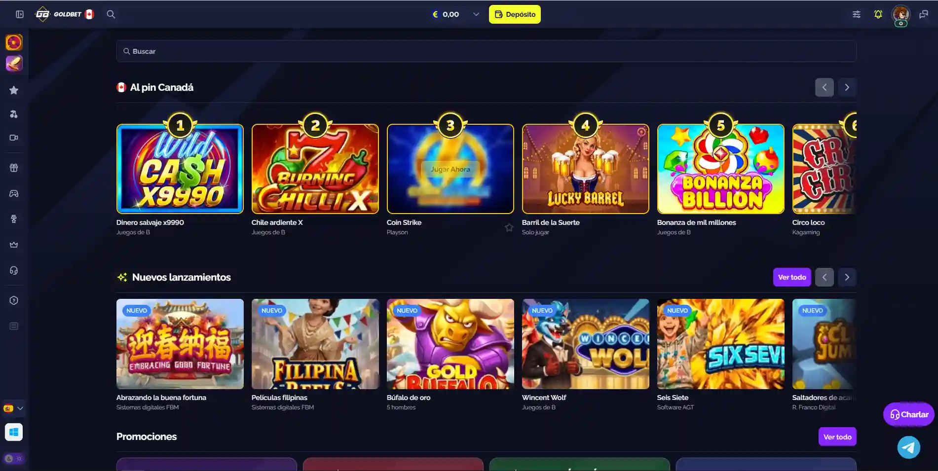 Logotipo oficial de Goldbet utilizado para identificar la marca